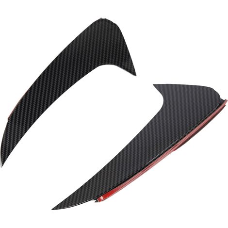 2 Pièces Cadre de Décor Ventilation Inférieure Pare-Choc Arrière Spoiler Remplacement Style Fibre de Carbone pour Mercedes-Benz Classe CLS W218 C218 (1/5)