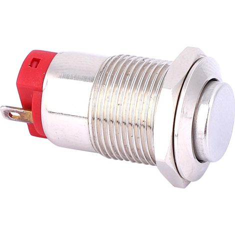 2 Metallknöpfe, 2-polig, abschließbar, wasserdicht, 12 mm hoch, flächenbündig montiert (1/5)