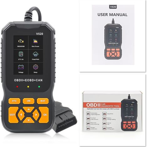 Auto-OBD2-Scanner V520 V317, Universeller Auto-Fehlercodeleser, EOBD II Motordiagnose - Alovez-WCY
