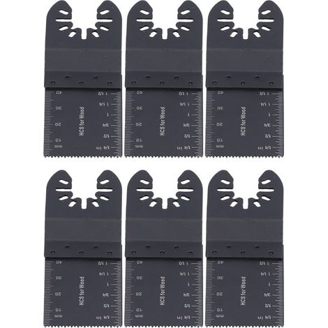 10 Lames de Scie Multifonction pour Bois et Métal, Changement Rapide, Kit Universel (1/5)
