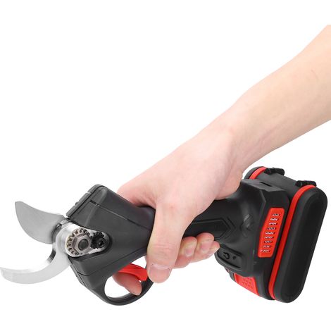 Sécateur électrique, sécateur rechargeable pour arbres fruitiers de jardin, sécateur à batterie lithium haute puissance, norme européenne AC100-240V. (1/5)