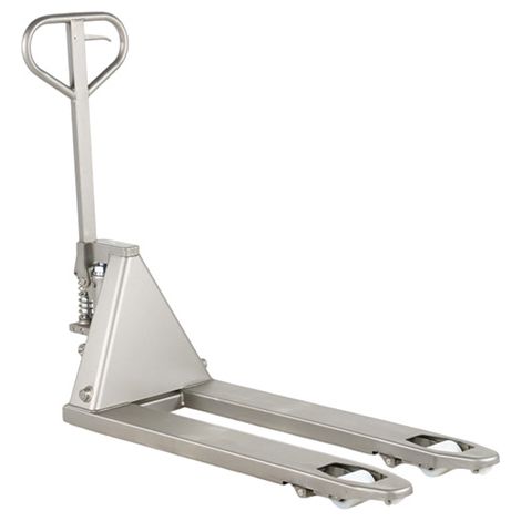 Transpalette manuel inox - Fourches 1130x520mm - Charge max 2000kg - 1145040206