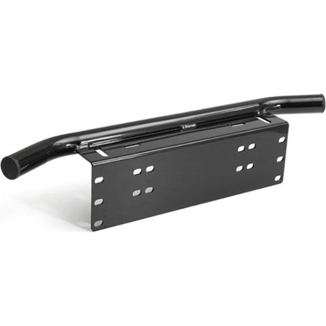 Support de montage barre LED pour plaque d'immatriculation, universel en alliage d'aluminium noir pour Jeep, camion, pickup, SUV. (1/5)