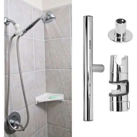 Adaptateur de douchette réglable 9126 avec raccord tout cuivre pour pommeaux de douche (1/5)