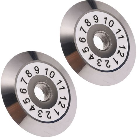 2 lames de rechange en carbure de tungstène pour cliveuse fibre optique, roue 12 faces 20 mm, compatibles SKL-8A FC-65 SKL-60S (1/5)