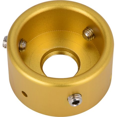 HH-ALM01 Grande antenne de voiture en alliage d'aluminium avec anneau d'alarme, ventouse et capteur de bord, couleur or (1/5)