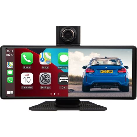 Estación multimedia inalámbrica carplay5.0 blow con grabadora de vídeo y cámara de visión trasera (1/5)