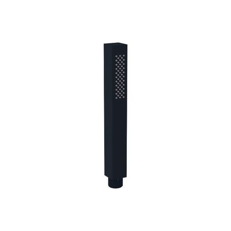 Douchette carrée 29x29 noire en ABS anticalcaire