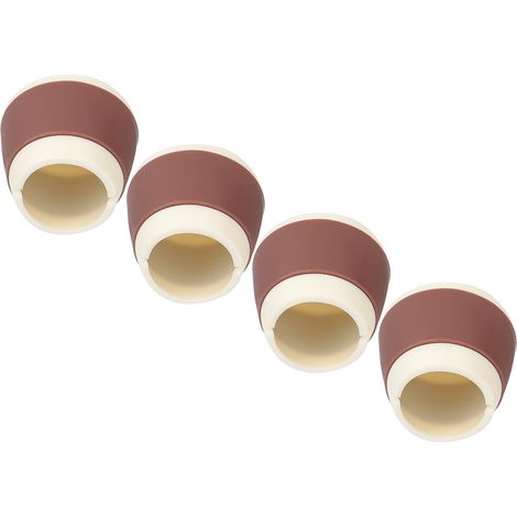 4 Pieds de Chaise en Silicone Anti-Rayures, Coussinets Protecteurs pour Meubles, 3.3x4x4cm, Idéal Table Basse et Canapé (1/5)