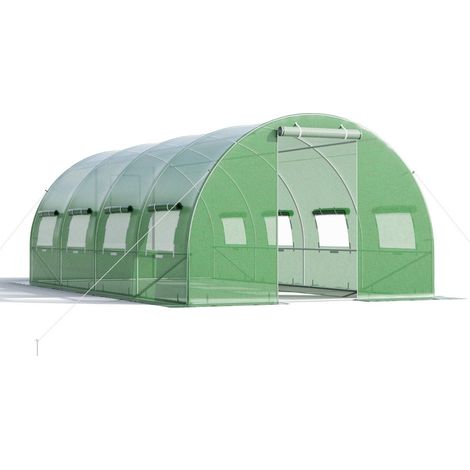 Serra tunnel grande 600 x 300 x 200 cm verde