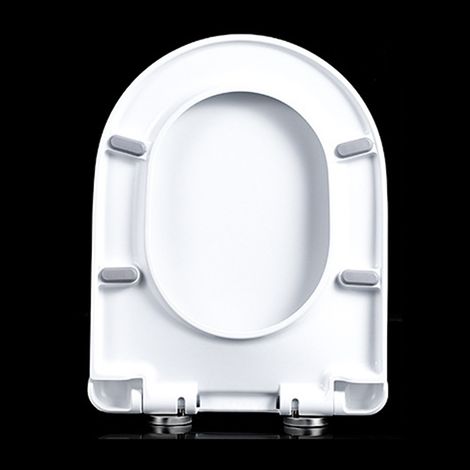 Weißer, dicker, universeller U-förmiger WC-Sitzbezug für Haushalt und Hotel, Breite 37 cm, Länge 42 bis 48 cm (1/5)