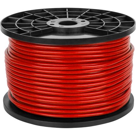 Cavo per microfono stereo Azusa da 6 mm, colore rosso (1/2)