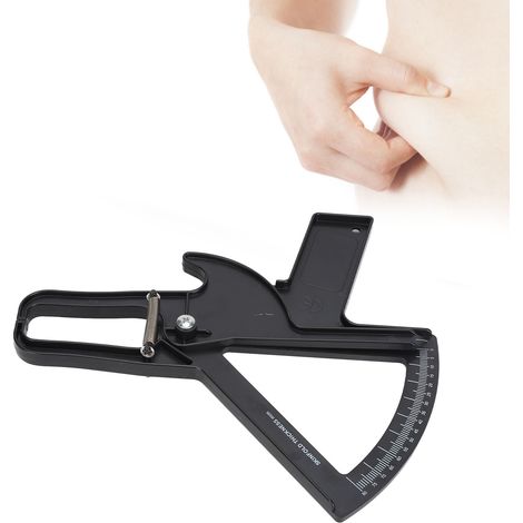 Pince à plis cutanés portable, conception à ressort en plastique ABS pour mesure de graisse corporelle 0‑80mm (1/5)