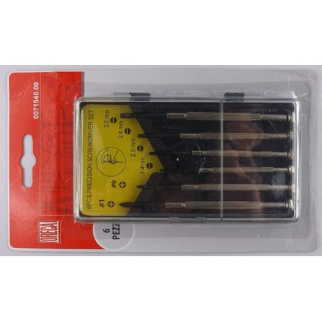 Set cacciaviti meccancio taglio croce pezzi 6 oreca - oreca new (1/2)