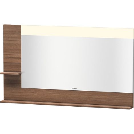 Miroir DuravitVERO 142x1400x800m avec éclairage noyer nature