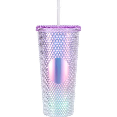 Tasse avec couvercle et paille avec couvercle (1/3)
