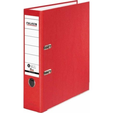 Falken Ordner Recycolor 11285632 DIN A4 80mm Papier rot (1/5)