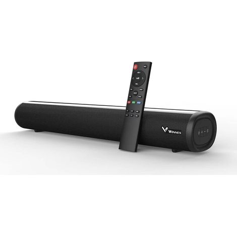 Barre de Son TV Mini Sound 2.0 Enceinte PC Bluetooth 5.0 3D Surround Canal Bar avec Télécommande/Optique/RCA/AUX/USB 4K Home Cinema, PC,Videoprojecteur,Mobile Phones 50 mm (1/5)