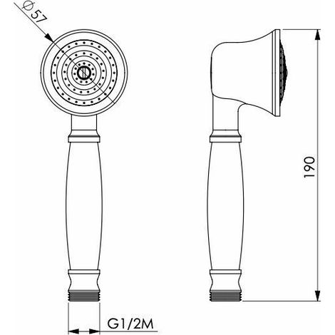 Robinet orientable à 1440° - Fixe - Laiton M22/M20/M24