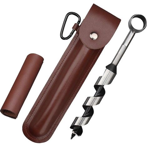 Clé à tarière manuelle robuste, outil de perçage du bois pour la survie en extérieur et le bushcraft FK (1/4)