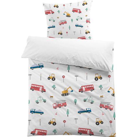 Housse de Couette 140x200 Enfant Garçon Parure de Lit en Microfibre 1 Personne 3D Imprimé avec Taie d'oreiller 65x65 (1/5)