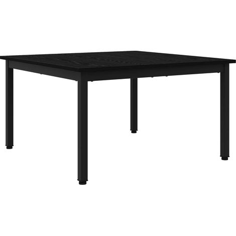 Coffee Table Black Oak 80 x 80 x 45 cm Engineered Wood vidaXL