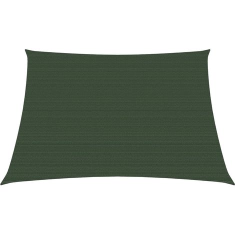 Voile d'ombrage 160 g/m² vert foncé 4/5 x 4 m PEHD (1/5)