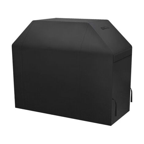 150 cm Grillabdeckung, wasserdicht und UV-beständig für Weber, Char-Broil, Nexgrill, langlebiger Schutz für den Außenbereich, schwarz. (1/5)