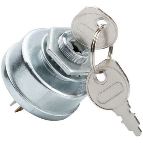 Interrupteur d’allumage avec 2 clés pour tondeuse MTD/Husqvarna – Référence 725-0267A et 925-0267 – Compatible tracteur (1/4)