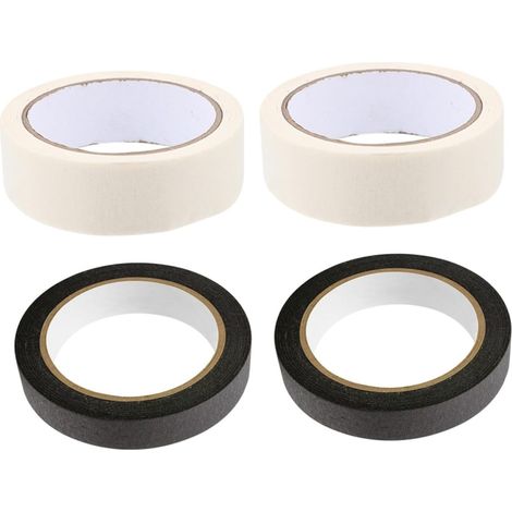 2 Ensembles Ruban De Masquage Ruban Adhésif Pour Peinture Noir Pour Diy Décoration Et Protection Sans Résidu 2 Pièces 2 (1/4)