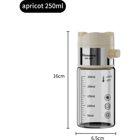 Flacon doseur de sel de cuisine (beige, 250 ml) de 0,5 g, avec distributeur à bouton-poussoir. (1/5)
