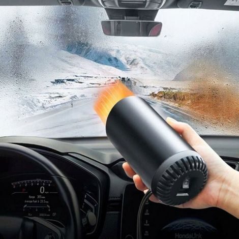 Chauffage Pare-Brise - 12 V - 150 W - Dégivreur Voiture - Ventilateur Été - Forme Tasse - Compact Léger - 1 Pièce (1/4)