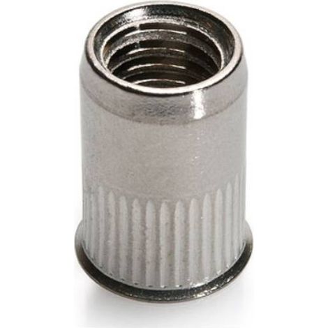100 Ecrous à Sertir Crantés Tête Réduite GOSERT M10 x 19.5 mm - Inox - D-Work