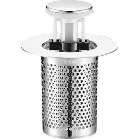 Accessoires de filtration en acier inoxydable pour bonde de salle de bain, baignoire et siphon de sol (1/5)