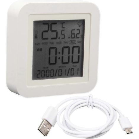 TH06 WLAN-Smart-Thermometer-Hygrometer-Sensor, digitales Temperatur- und Feuchtigkeitsmessgerät für Innenräume