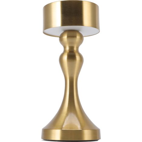 Lampe de table rechargeable pour bar, lampe de bureau d'ambiance, veilleuse LED, lampe de table pour hôtel, bar, camping et pique-nique, lampe de table pour restaurant B744 (1/5)