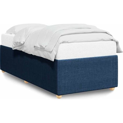Maison Exclusive - Giroletto senza Materasso Blu 100x200 cm in Tessuto (1/5)