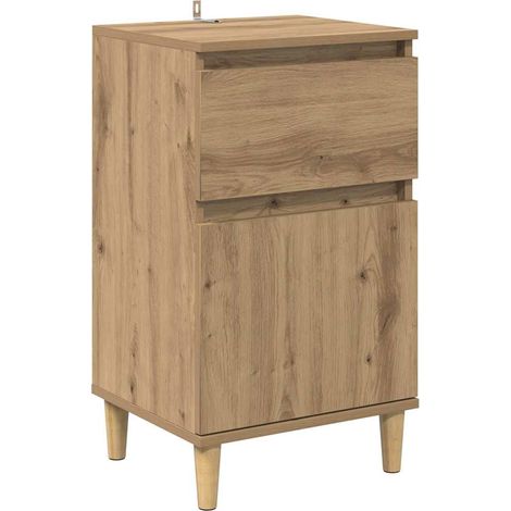 vidaXL  Bedside Cabinet  Artisan Oak 40 x 35 x 70 cm Engineered Wood