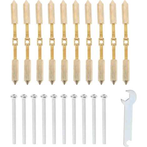 Accessoires pour boîtes électriques en acier doré tiges de (1/5)