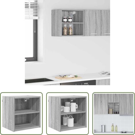 Küchenschrank Holz - Hängeschrank Graues Sonoma 40 x 29,5 x 40 cm Holzwerkstoff (1/5)