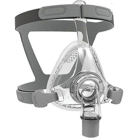 Masques CPAP faciaux complets avec harnais, coude pivotant et coussin (1/4)