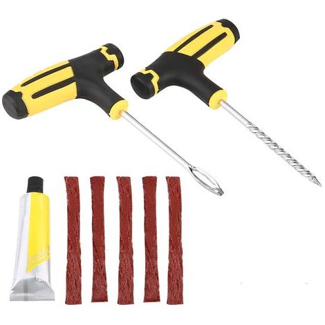 Kit de réparation de pneus, outils de pneus à performances stables en plastique pour voitures et camions. (1/5)