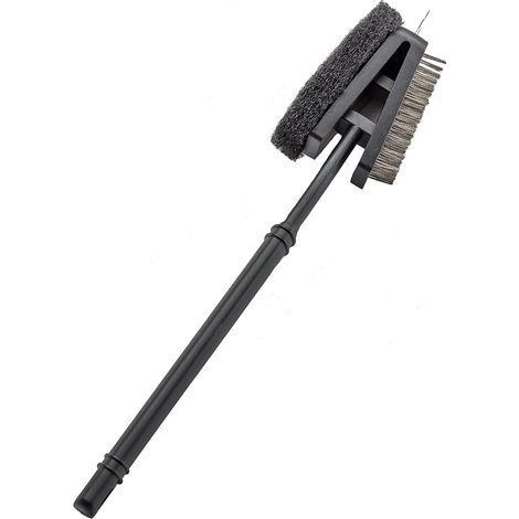 Ensemble de 3 ustensiles de barbecue en acier inoxydable comprenant une pince, une spatule et une fourchette - Accessoires pour barbecue (accessoire brosse - ) (1/5)