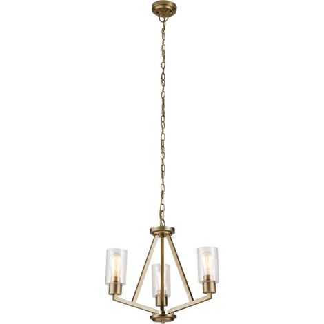 Elstead Kichler Deryn Plafoniera a sospensione multibraccio in ottone naturale (1/5)