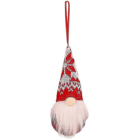 Décorations de Noël : boule, chapeau, bébé sans visage, pendentif, vieil homme créatif, nain, poupée Rudolph n05783 (1/5)