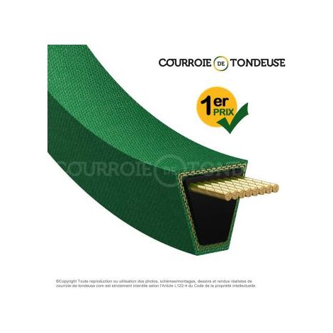 Courroie renforcée kevlar pour tondeuse 4L830,7