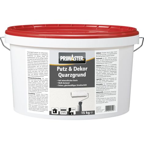Primaster Putz & Dekor Quarzgrund 15 kg