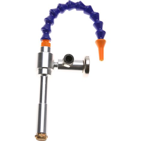 130-mm-Vortex-Kaltluftpistole zur Trockenkühlung mit flexiblem Schlauch (08 + Magnetfuß) (1/5)