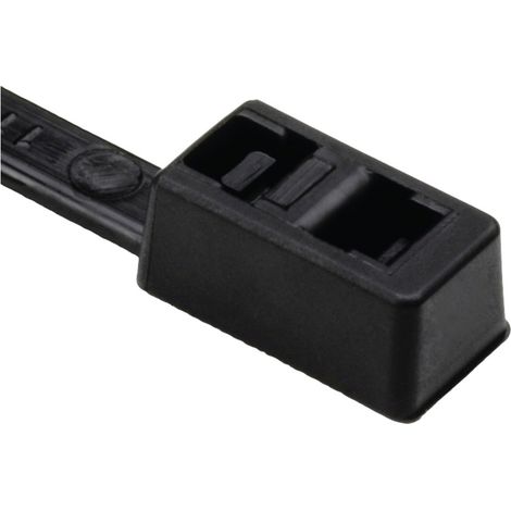HellermannTyton 117-00008 T50LDH-PA66HS-BK (100) Kabelbinder 395 mm 4.70 mm Schwarz  100 St.