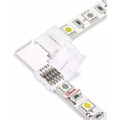 Connecteur d'Angle pour Ruban LED RGBW 10mm IP20 - SILUMEN (1/2)